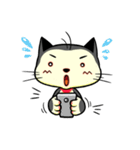 red scarf cat chu（個別スタンプ：39）