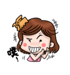 Shark clip girl（個別スタンプ：4）