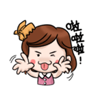 Shark clip girl（個別スタンプ：7）