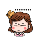 Shark clip girl（個別スタンプ：8）