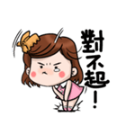 Shark clip girl（個別スタンプ：12）
