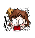 Shark clip girl（個別スタンプ：20）