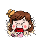 Shark clip girl（個別スタンプ：22）