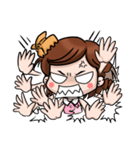 Shark clip girl（個別スタンプ：23）