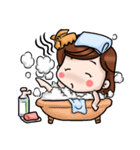 Shark clip girl（個別スタンプ：35）