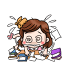 Shark clip girl（個別スタンプ：36）