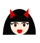 Akemi Facial Expressions（個別スタンプ：23）