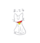 まめにゃんの日常（個別スタンプ：35）