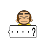おさるちゃん ふきだし編（個別スタンプ：30）