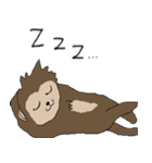 元気な猿（個別スタンプ：11）