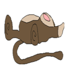 元気な猿（個別スタンプ：34）