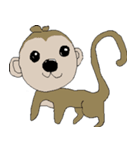 元気な猿（個別スタンプ：35）