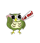 フクロウの『あうりん』（個別スタンプ：17）
