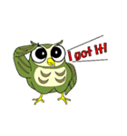 フクロウの『あうりん』（個別スタンプ：37）