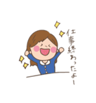OL ジェニーの日常（個別スタンプ：21）