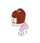 Aerobic Girl ＆ Yoga Lady（個別スタンプ：24）