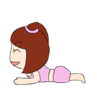 Aerobic Girl ＆ Yoga Lady（個別スタンプ：39）