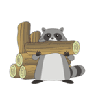 Lovely North American Raccoon（個別スタンプ：5）