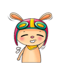 My Babie-Rabbit Wearing Funny Hat（個別スタンプ：18）