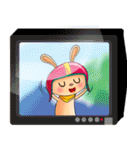 My Babie-Rabbit Wearing Funny Hat（個別スタンプ：37）