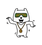 White Bear: Very Cute and Adorable（個別スタンプ：4）