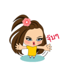 Little Sally (Thai Version)（個別スタンプ：17）