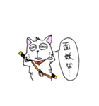 目つきの悪い猫 -サムライ語-（個別スタンプ：11）