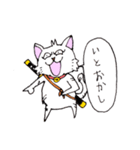 目つきの悪い猫 -サムライ語-（個別スタンプ：24）