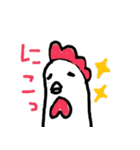 にわとりとうずらのゆるゆるスタンプ（個別スタンプ：24）