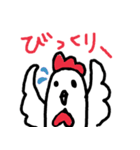 にわとりとうずらのゆるゆるスタンプ（個別スタンプ：40）