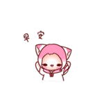 Pink Ling Cat（個別スタンプ：1）