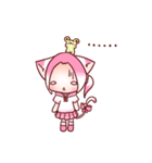 Pink Ling Cat（個別スタンプ：25）