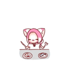 Pink Ling Cat（個別スタンプ：29）