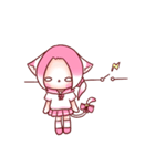 Pink Ling Cat（個別スタンプ：34）