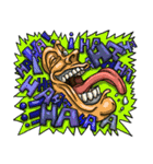 Great mix of funky stickers.（個別スタンプ：14）