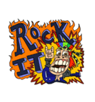 Great mix of funky stickers.（個別スタンプ：40）