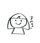 筆でいたずら書き（個別スタンプ：2）