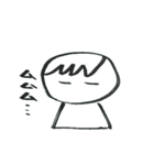 筆でいたずら書き（個別スタンプ：4）