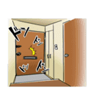 上目づかいのクマ 1（個別スタンプ：9）