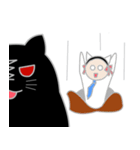 My life is black and white cat2（個別スタンプ：10）