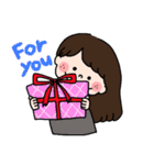 わたしがスタンプを描きましてん。（個別スタンプ：4）