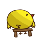 バラエティいたずらなひよこ（個別スタンプ：14）