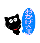 友達は黒猫さん7（個別スタンプ：28）