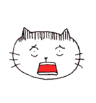 変顔のねこ（個別スタンプ：3）