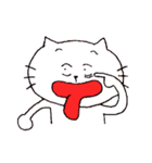 変顔のねこ（個別スタンプ：18）