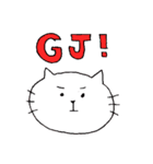 変顔のねこ（個別スタンプ：35）