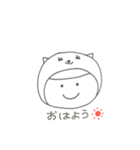 W Face！ 日々、かぶりもの（個別スタンプ：1）