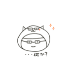 W Face！ 日々、かぶりもの（個別スタンプ：27）