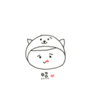 W Face！ 日々、かぶりもの（個別スタンプ：36）