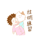 看護学生のネコ（個別スタンプ：15）
